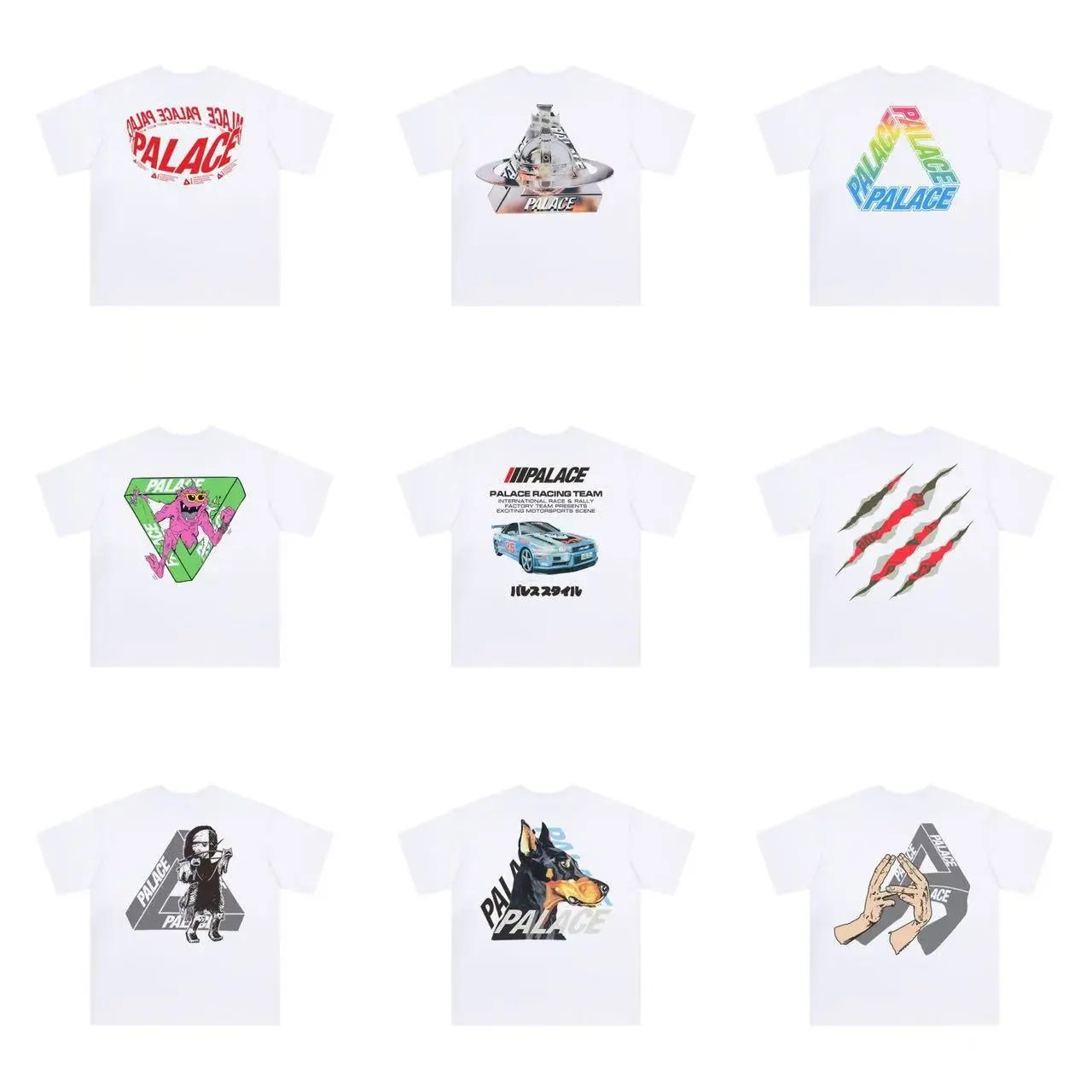 PAL Triangle Print Couples T-Shirt