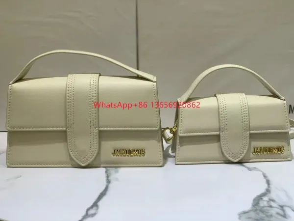 Jacquemus Le Chiquito Beige Leather Handbag - 1