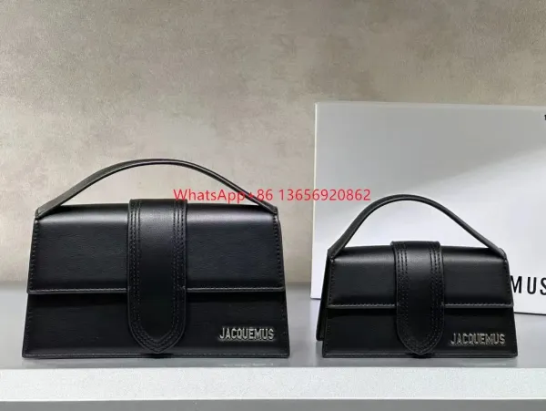 Jacquemus Le Chiquito Black Leather Handbag - 1