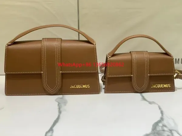 Jacquemus Le Chiquito Brown Leather Handbag - 1