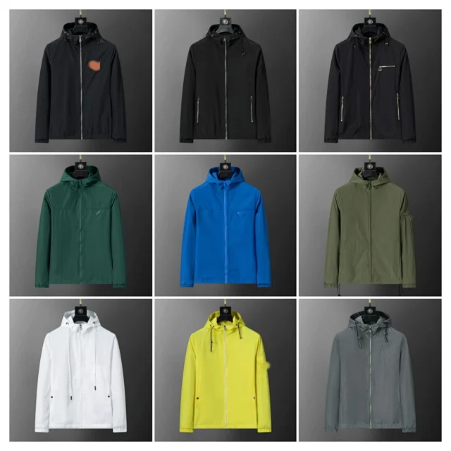 Gucci Jackets Hooded Zip-Front Windbreaker product detail image 2