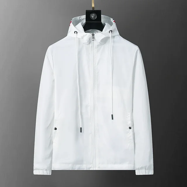 Gucci Jackets Hooded Zip-Front Windbreaker product detail image 4