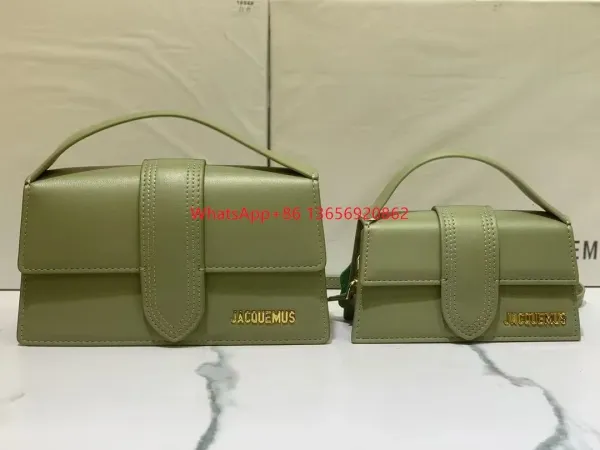 Jacquemus Le Chiquito in Sage Green Handbags - 1