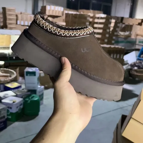 UGG Classic Mini Moccasin Chestnut Slim Sole Slippers - 7