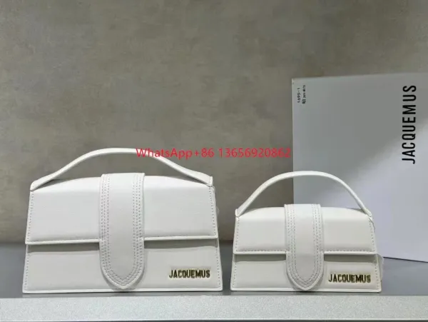 Jacquemus Le Chiquito White Handbags - 1