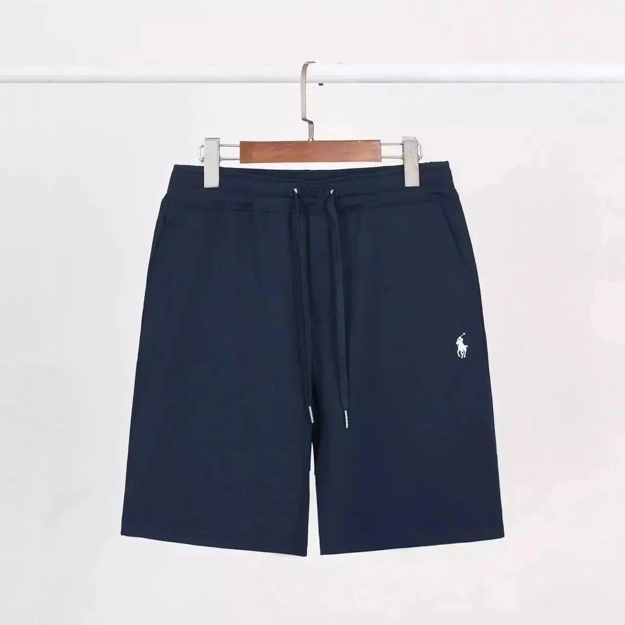 宝蓝白标运动短裤