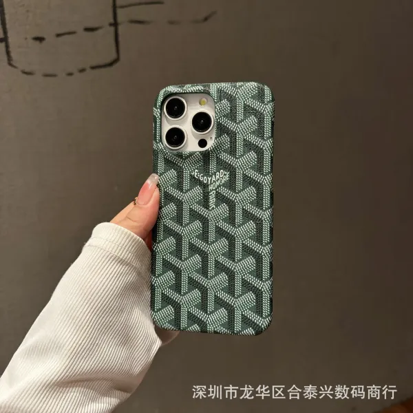 Goyard x iPhone Case Burgundy Monogram Phone Case - 6