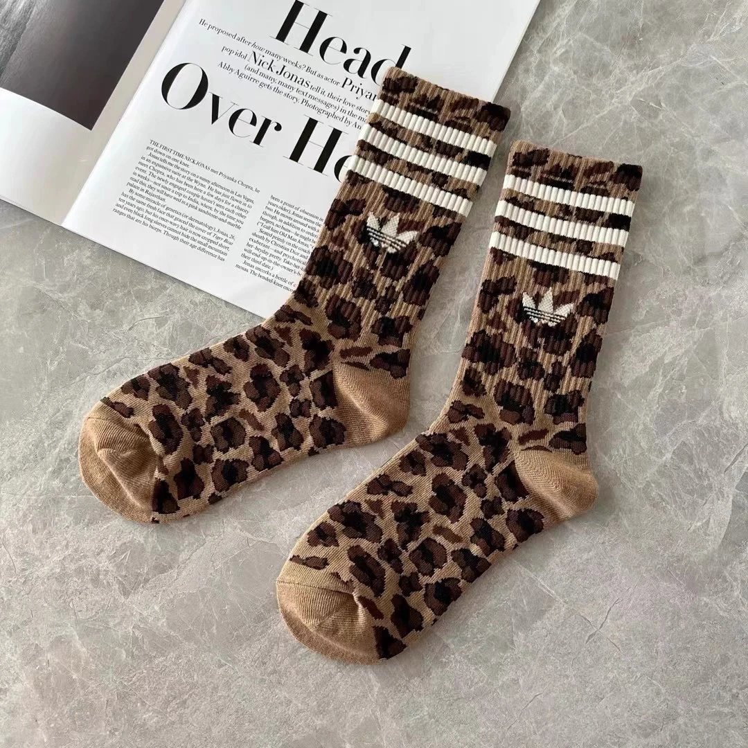 Adidas Originals Trefoil Stripe Crew Socks Beige - 5