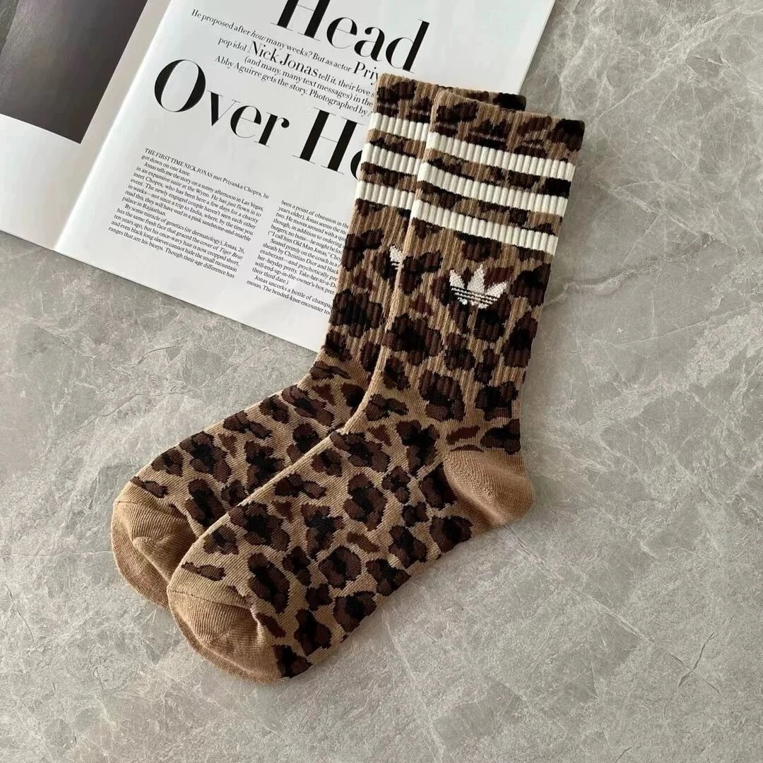 Adidas Originals Trefoil Stripe Crew Socks Beige - 6