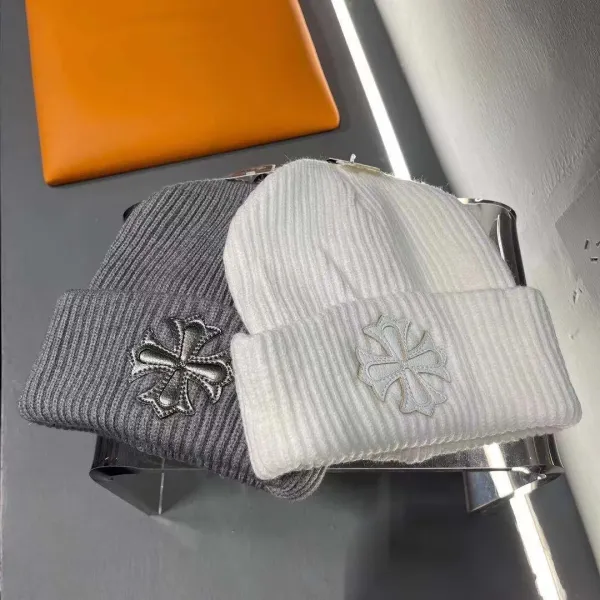 Chrome Hearts x Unknown Knit Beanie White - 5