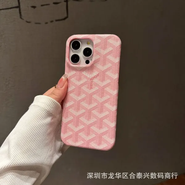 Goyard x iPhone Case Burgundy Monogram Phone Case - 9