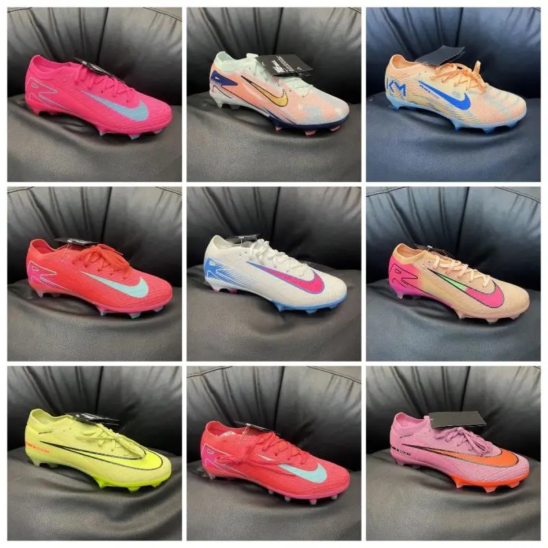 Nike Mercurial Superfly Pink Neon Orange White Multicolor Football Cleats
