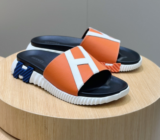 Hermès Orange Slide 