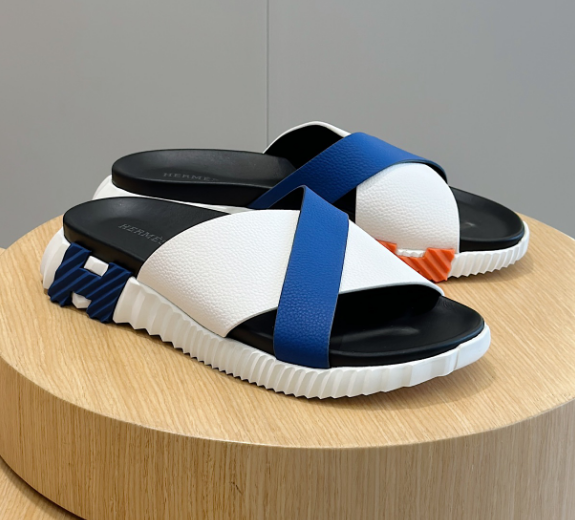 Hermès Blue and Whit