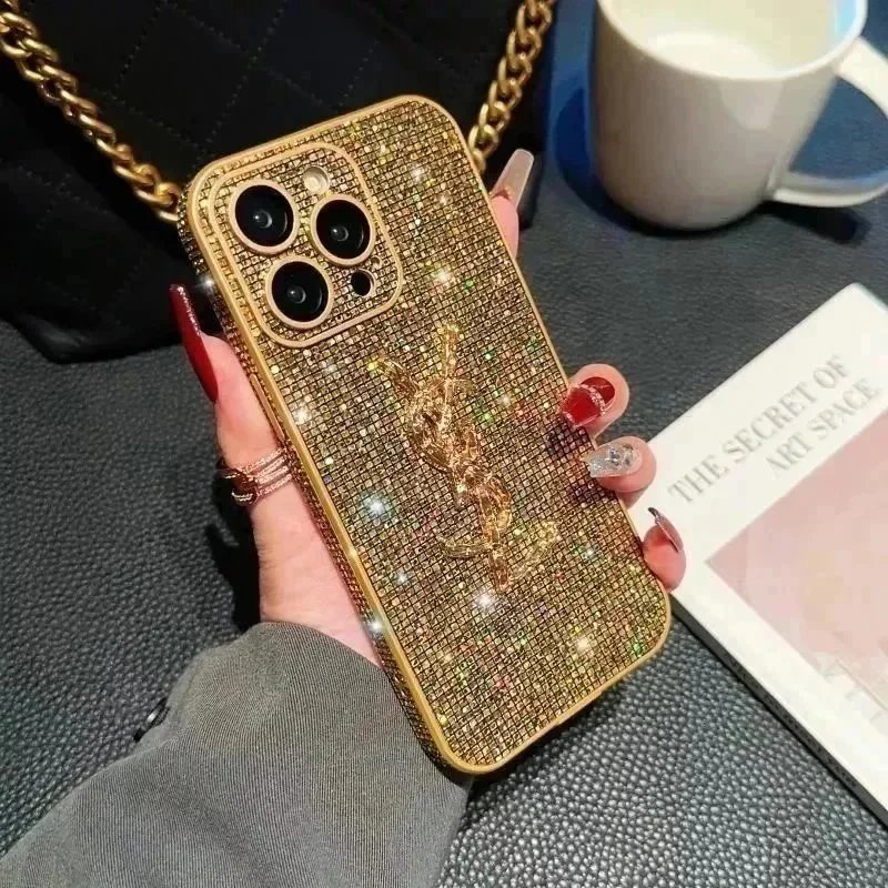 YSL Gold Phone Case