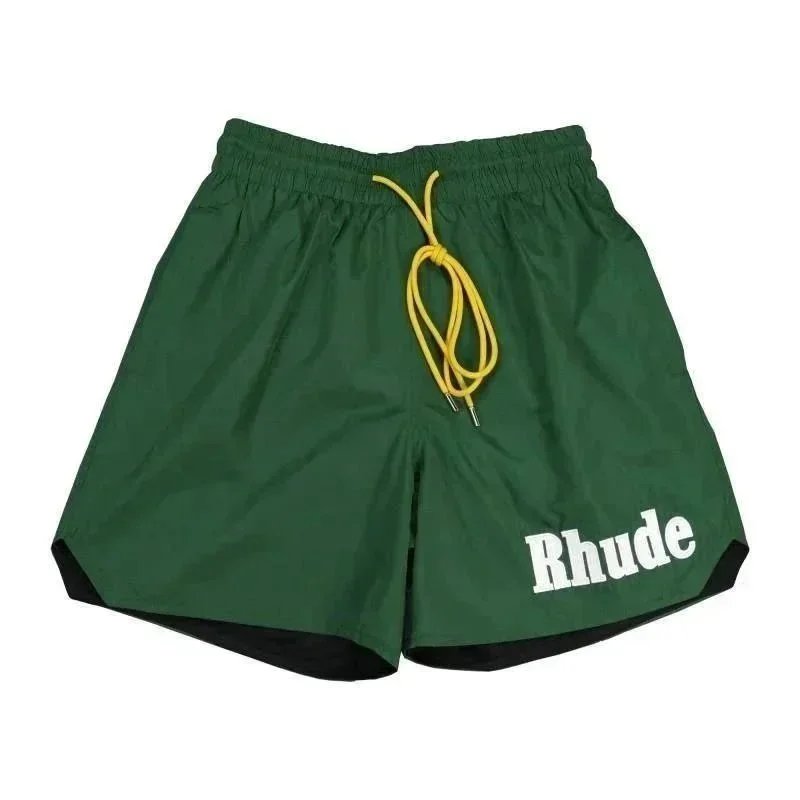 Rhude Green Shorts