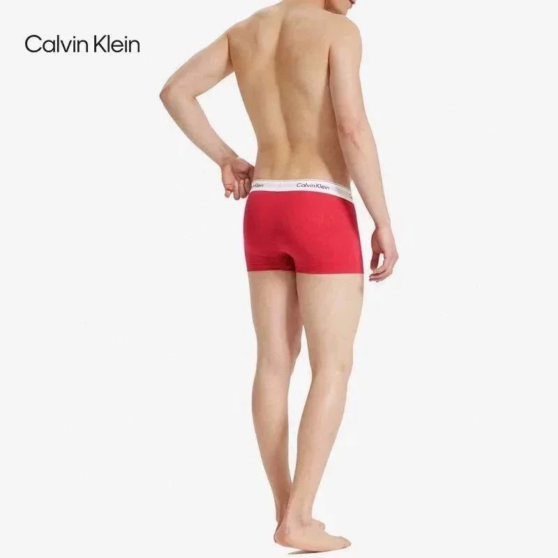 Calvin Klein Cotton Stretch White Classic Fit Low Rise Trunks