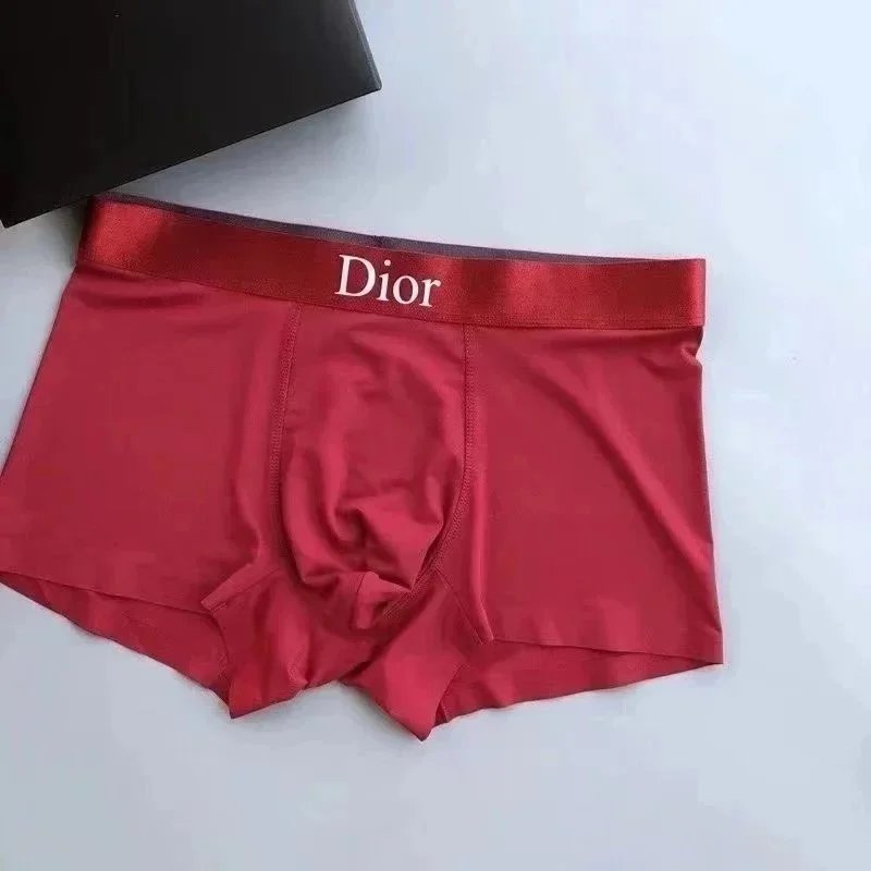 Dior Men's Boxer Briefs Red Blue Black Classic Underwear