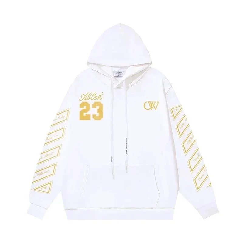 Abloh 23 White Hoodi