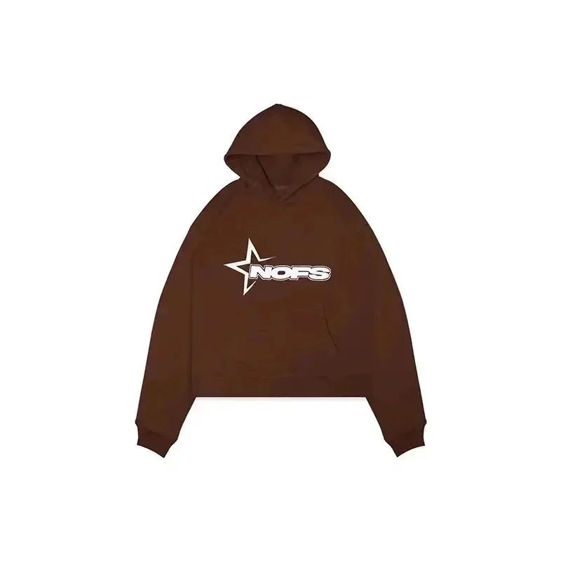 Nops Brown Hoodie