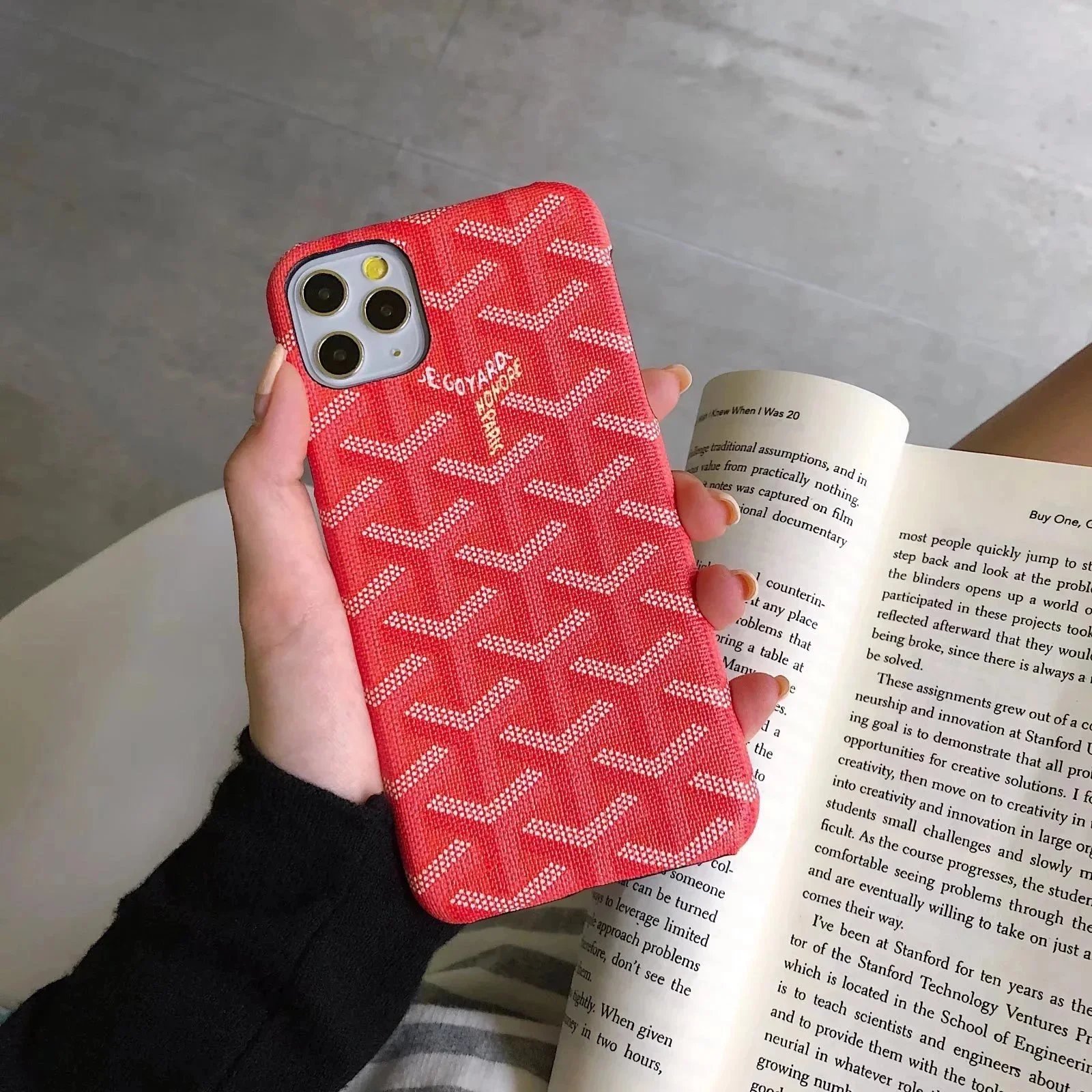 Goyard Red Case