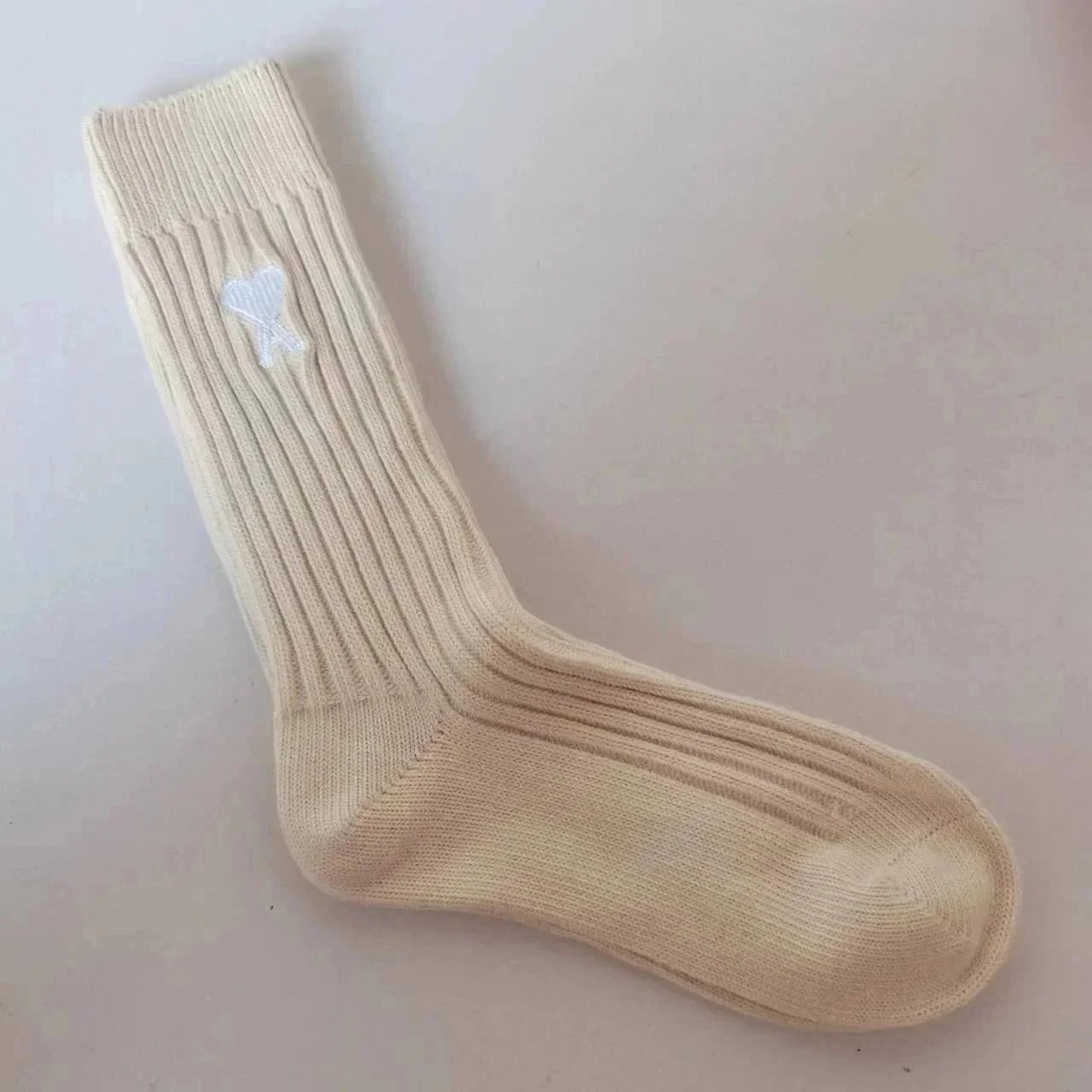 Ami Paris Beige Sock