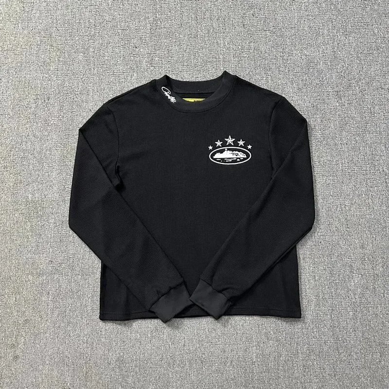 Black Long-Sleeve T-