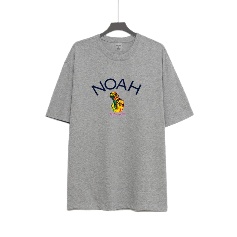 NOAH Gray Graphic T-
