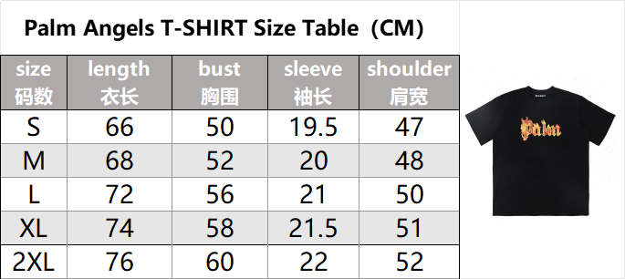 Palm Angels Graphic Print Black Oversized T-Shirt