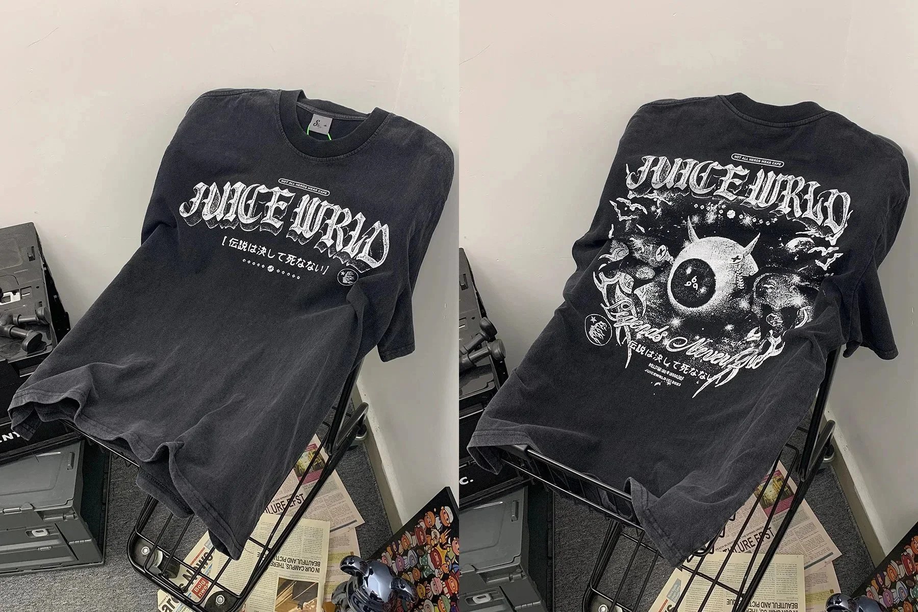 Juice Wrld Black T-S