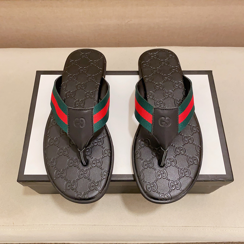 Gucci Black Thong Sa