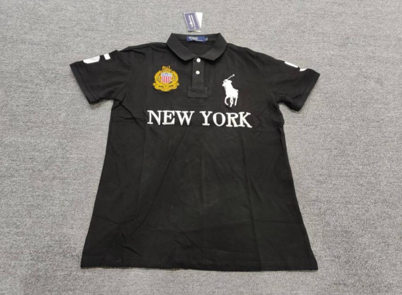 Polo Ralph Lauren Black New York Graphic Polo Shirt