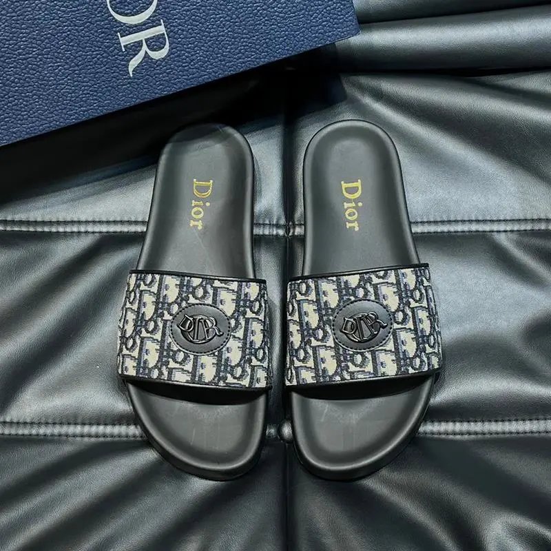 Dior Black Slides