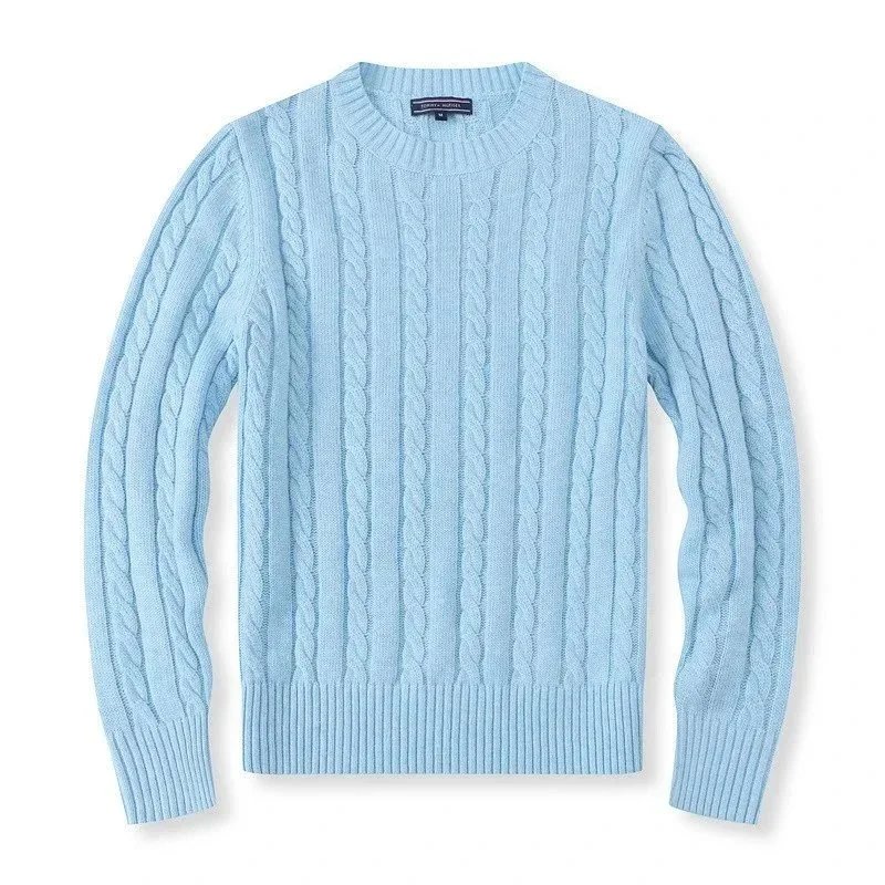 Cable Knit Light Blu