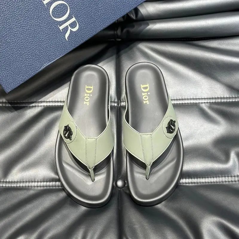 Dior Green Slides