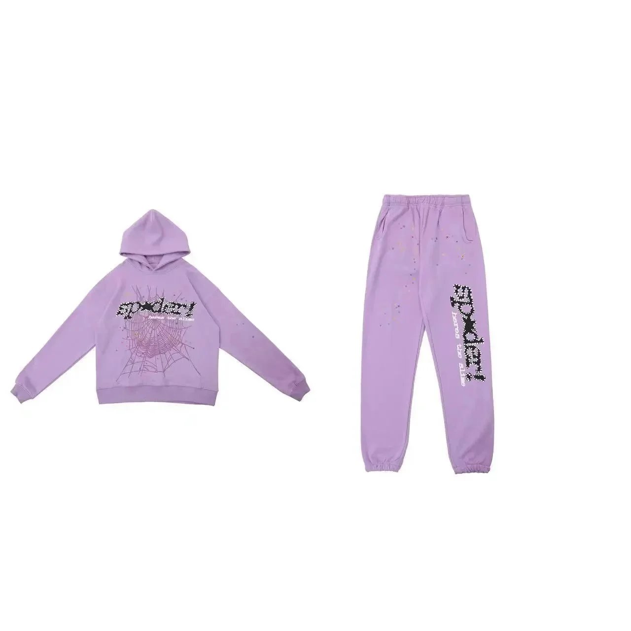 Spiderly Purple Hood