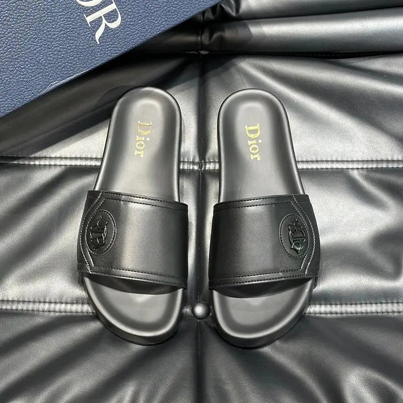 Dior Black Slides