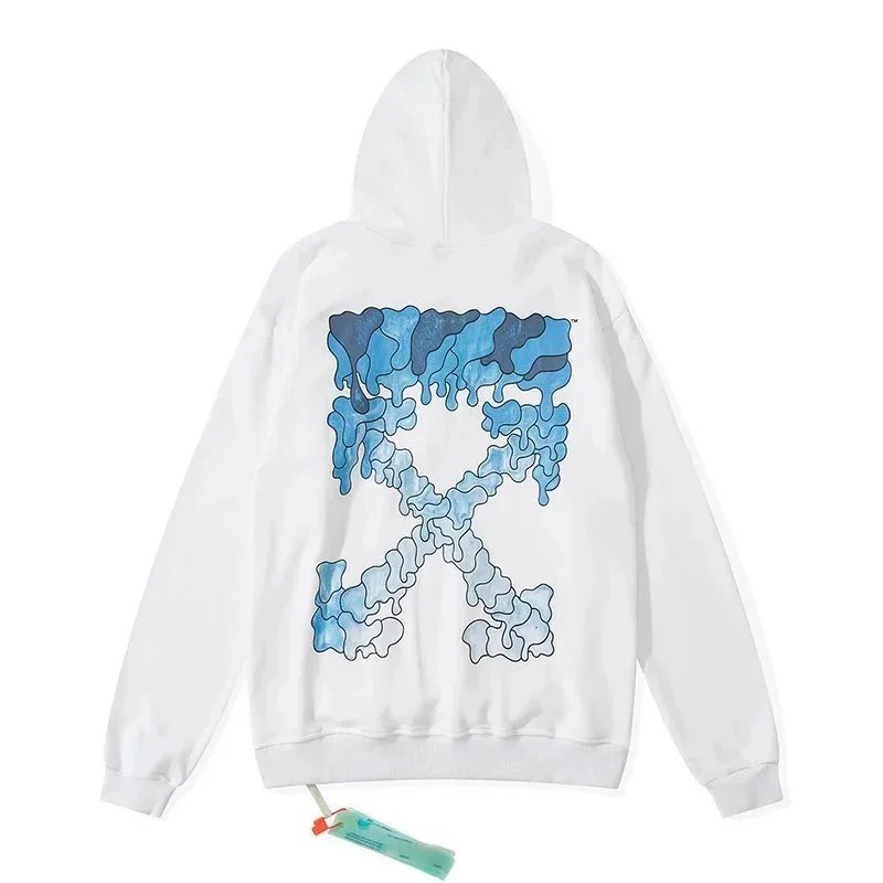 Off-White Blue Hoodi