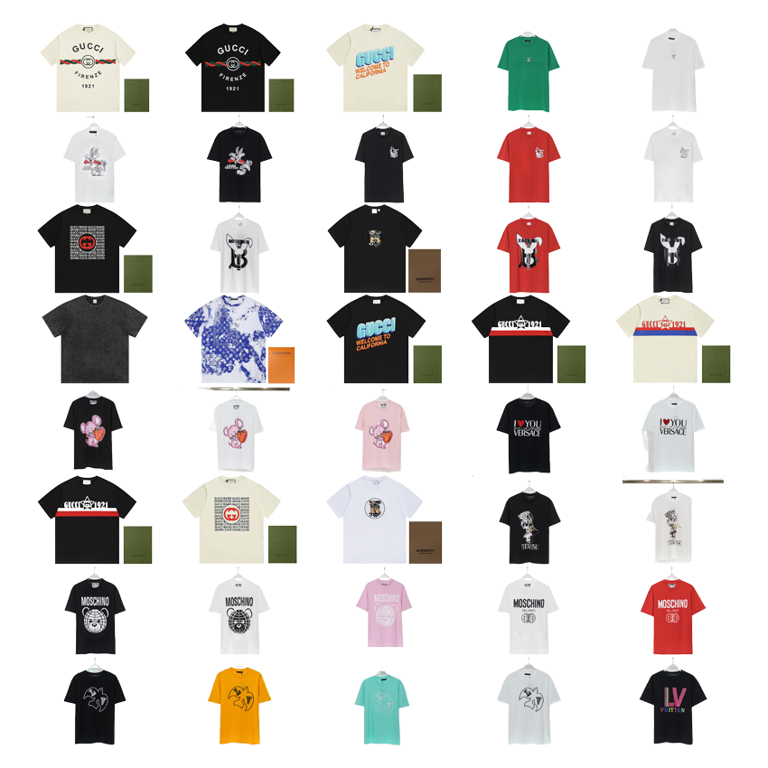 Gucci T-Shirt White Logo Print Casual
