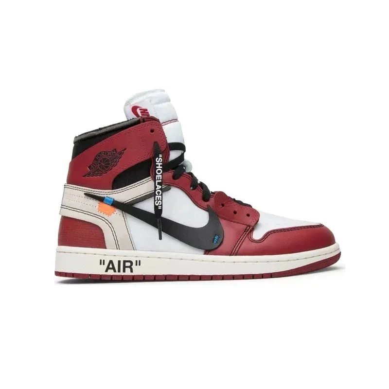 Nike x Off-White Air Jordan 1 Red Sneakers