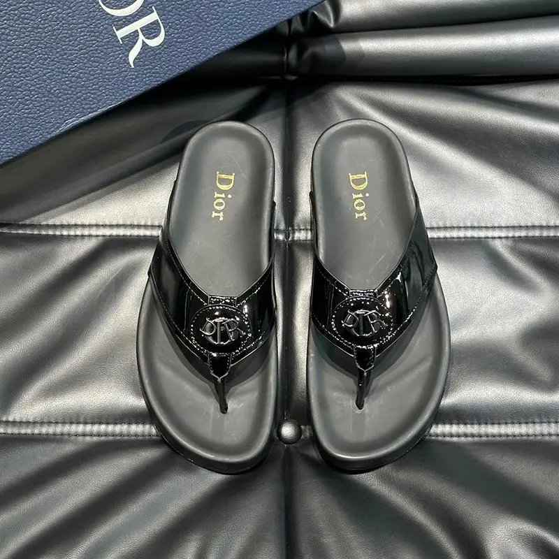 Dior Black Slippers