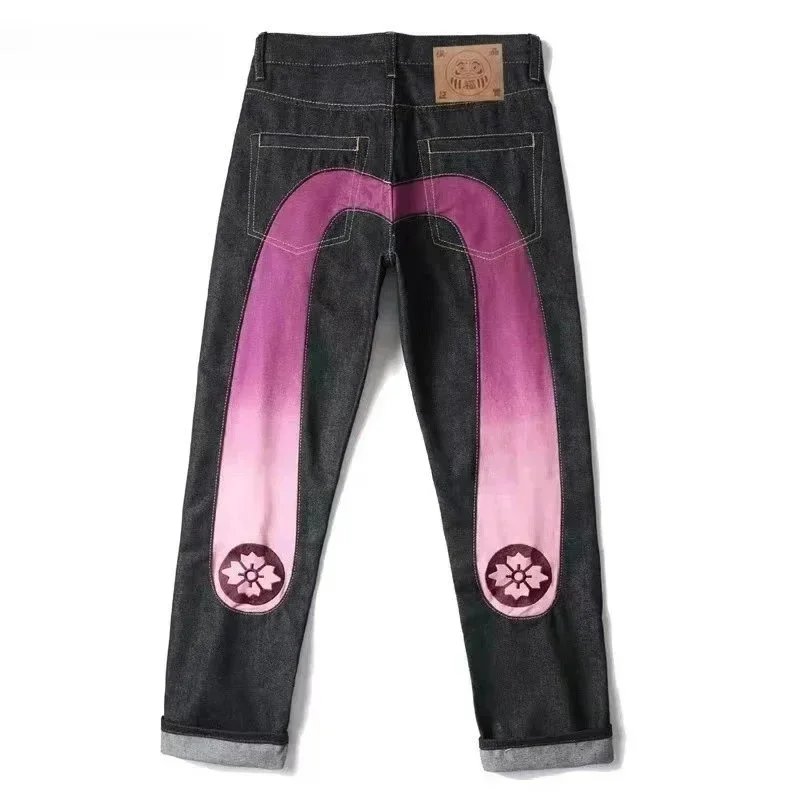 Evisu Black Pink Jea