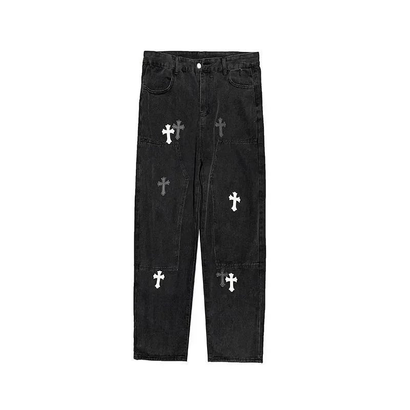 Black Cross Embroide