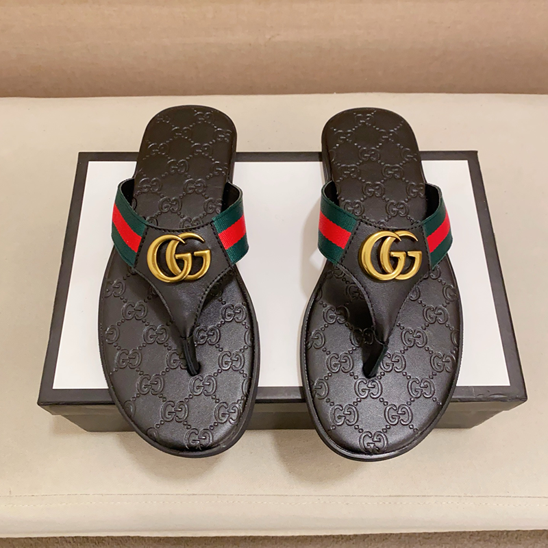 Gucci Black Slippers