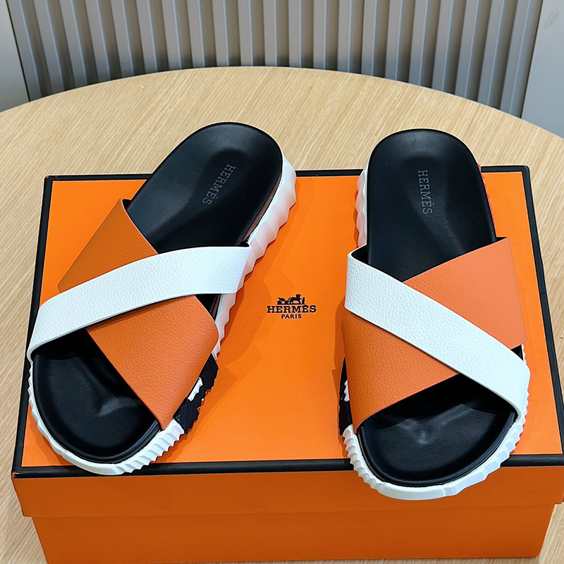 Hermès Orange and Wh