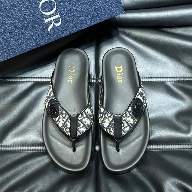 Dior Black Flip Flop