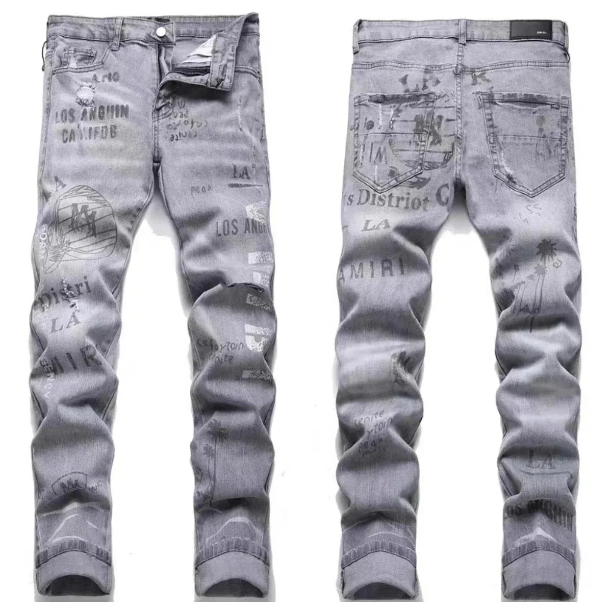Amiri Grey Jeans