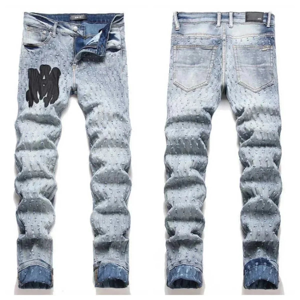 Amiri Light Blue Jea