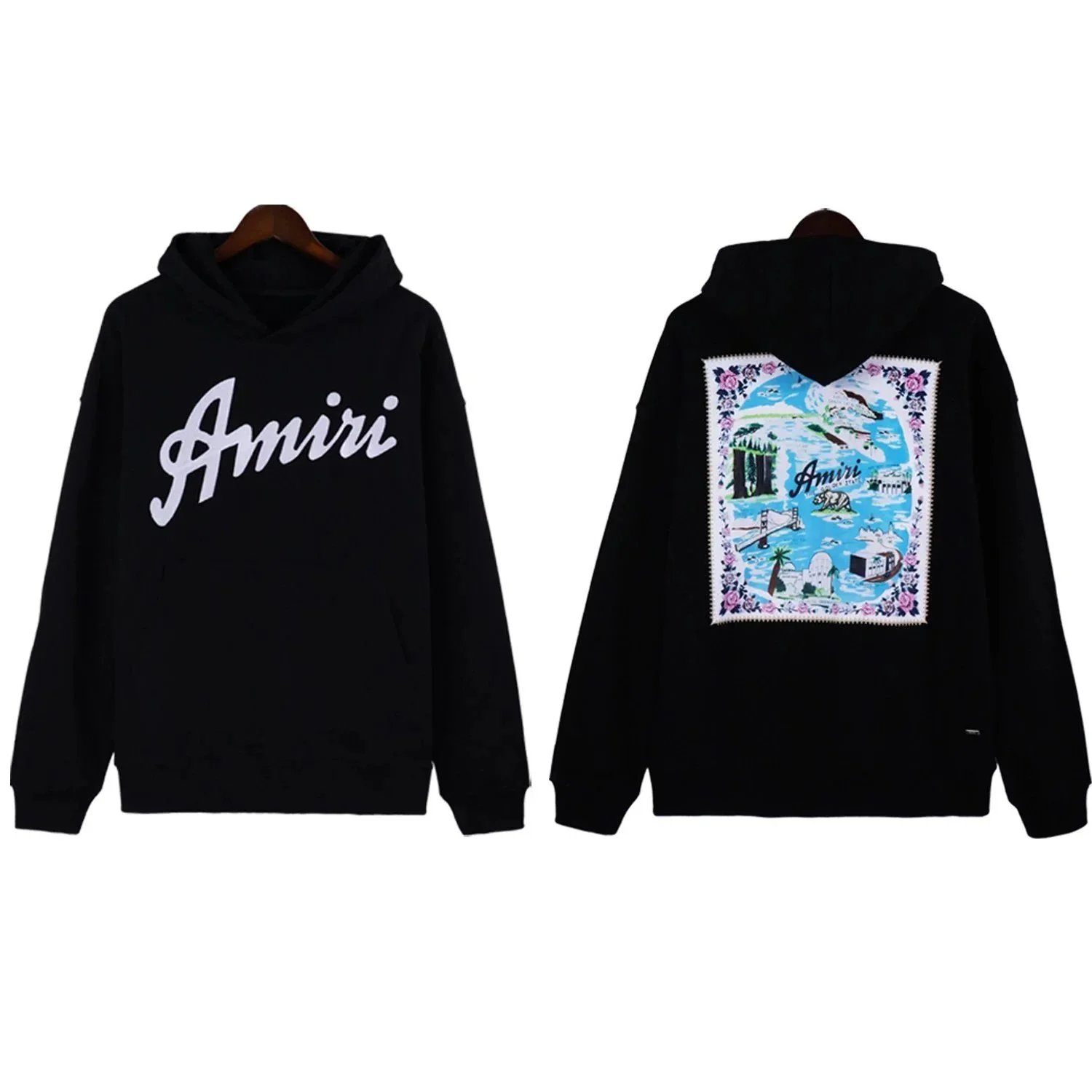 Amiri Black Hoodie