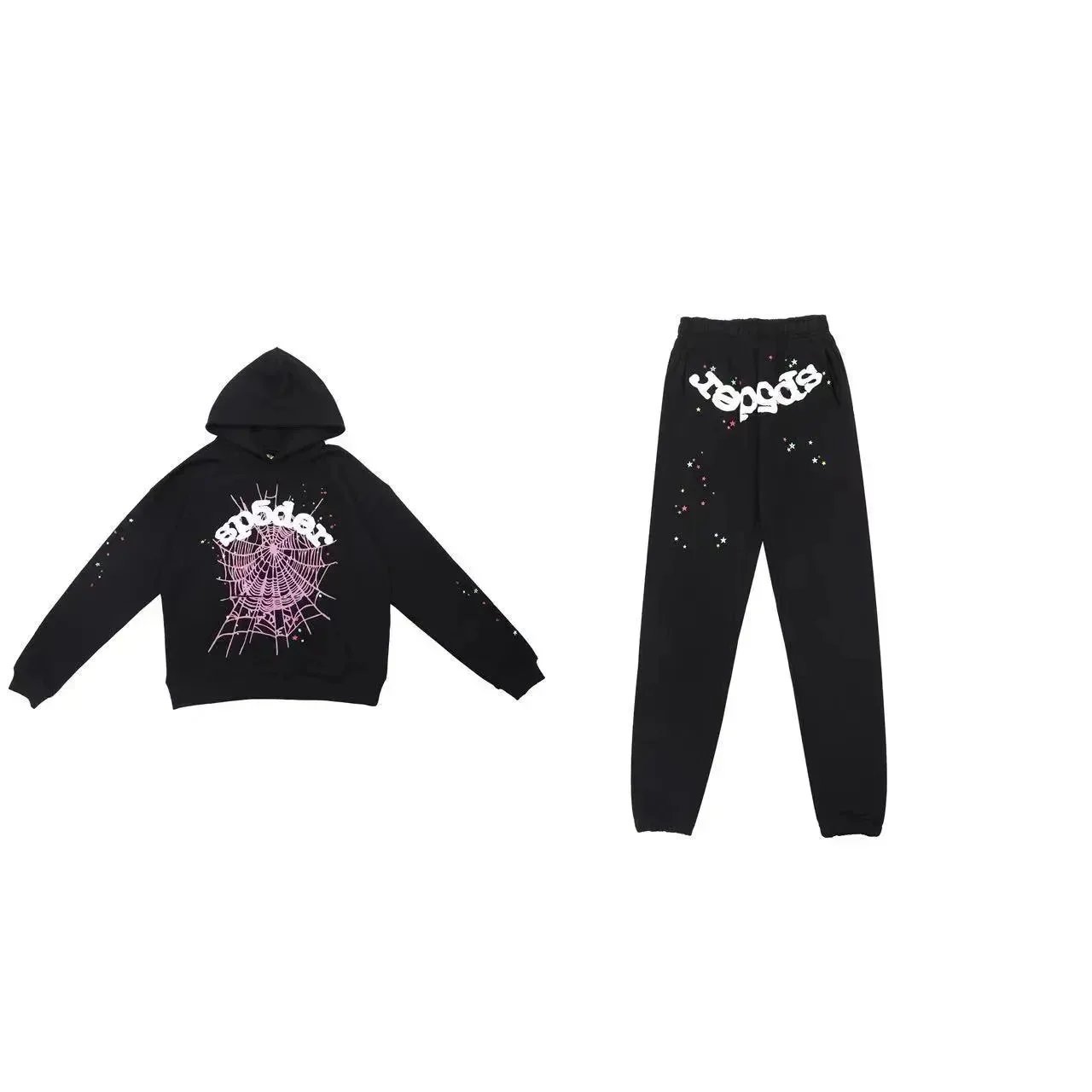 Spider Hoodie Black 